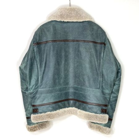  SINACOVA シナコバ フライトジャケット LUPO DI MARE レザー 羊革 ﾌﾗｲﾄ ﾚｻﾞｰｼﾞｬｹｯﾄ グリーン SIZE L メンズ