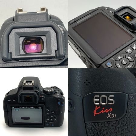  CANON キャノン ダブルズームキット EOS KISS X9i デジタル一眼レフ ケース付き