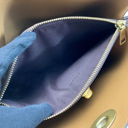  COACH コーチ ウィロウ ショルダー バッグ C2590 ベージュ ストラップ付 レディース