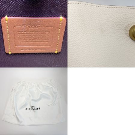  COACH コーチ ウィロウ ショルダー バッグ C2590 ベージュ ストラップ付 レディース