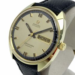 ☆☆ OMEGA オメガ シーマスター コスミック デイデイト 166.036 ゴールド 自動巻き メンズ 腕時計 Seamaster COSMIC Bランク