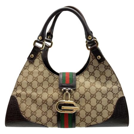  GUCCI グッチ ウェブ/シェリー ジャッキーバッグ  130995 ミニボストンバッグ 袋有