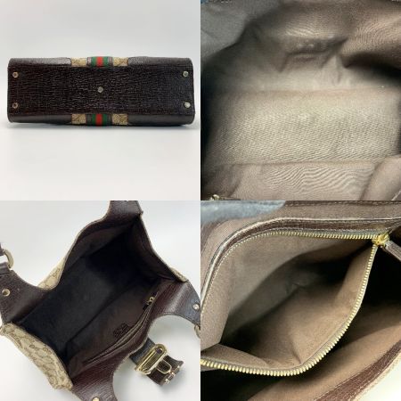  GUCCI グッチ ウェブ/シェリー ジャッキーバッグ  130995 ミニボストンバッグ 袋有