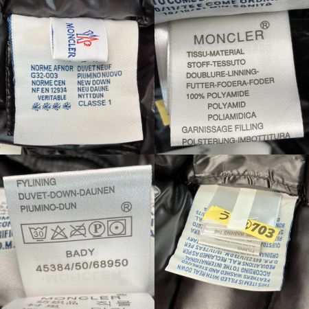  MONCLER モンクレール ダウンジャケット G32-003 ブラック サイズ 2 レディース