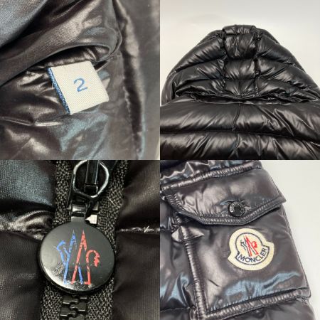  MONCLER モンクレール ダウンジャケット G32-003 ブラック サイズ 2 レディース