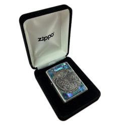 ☆☆ ZIPPO ジッポー オイルライター 2018年製 シェルシリーズ 2SISHELL-ENP ケース有 Bランク