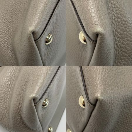  GUCCI グッチ 2WAYバッグ  308362 ベージュ トラップ付 レザー レディース