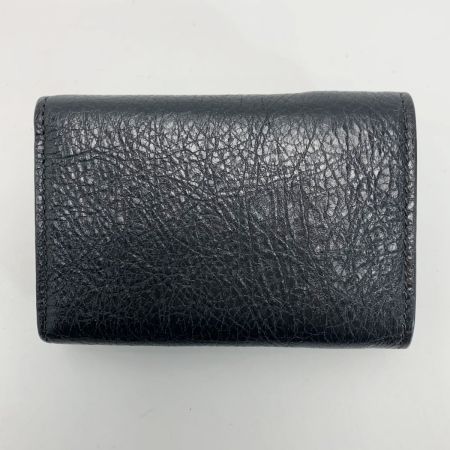  BALENCIAGA バレンシアガ ネオクラシック 三つ折り財布 ミニウォレット グレー レザー レディース 箱・袋有