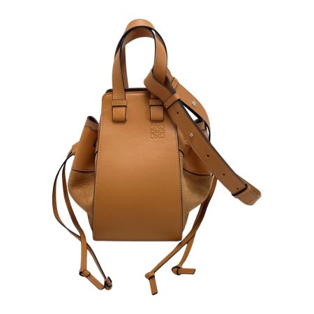  LOEWE ロエベ ハンモック ドローストリング スモール 2WAYバッグ 314 79 Z95 キャメル ショルダー ハンドバッグ 布袋有