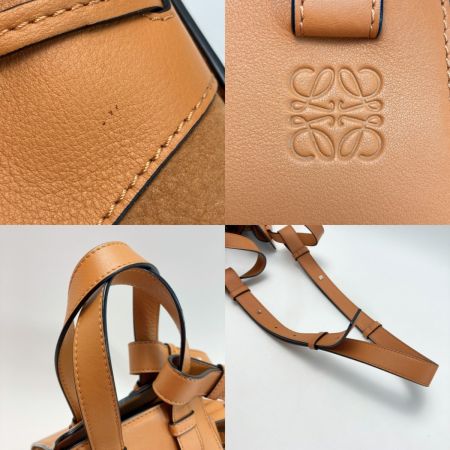  LOEWE ロエベ ハンモック ドローストリング スモール 2WAYバッグ 314 79 Z95 キャメル ショルダー ハンドバッグ 布袋有