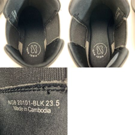  PIEDI NUDI サイドゴアショートブーツ  20101-BLK ブラック SIZE 23.5cm レディース