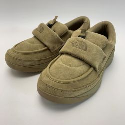 ☆☆ THE NORTH FACE ザノースフェイス ヌプシ ローファー スェード NF52576 ベージュ SIZE 23cm ユニセックス Aランク
