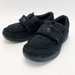 ☆☆ THE NORTH FACE ザノースフェイス ヌプシ ローファー スェード NF52576 ブラック SIZE 25cm ユニセックス  Aランク