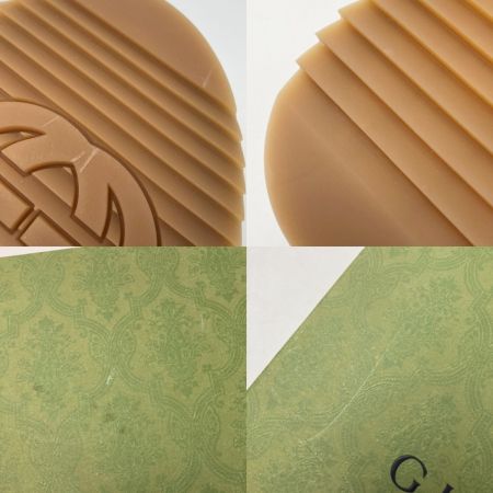  GUCCI グッチ GGデニム プラットフォームスライドサンダル 39（26cm相当） 623212 ブルー ミュール 箱・布袋有