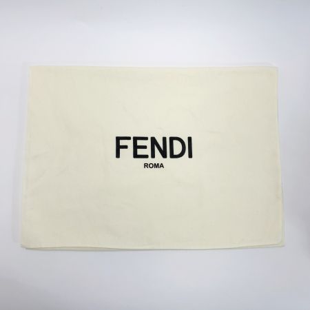  FENDI フェンディ エンボス加工FF FENDIロゴ 手袋 グローブ ブラック Lサイズ ナイロン