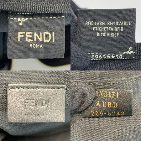  FENDI フェンディ Fendi x Joshua Vides FF 8N0171 ADBD 209-8242 ブルー×ブラック コスメポーチ 