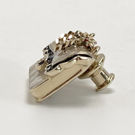  CHANEL シャネル マトラッセ バッグモチーフ ピンブローチ C24B ゴールド GP ココマーク