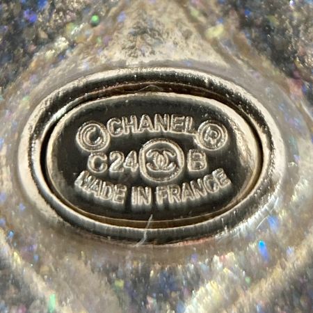  CHANEL シャネル マトラッセ バッグモチーフ ピンブローチ C24B ゴールド GP ココマーク