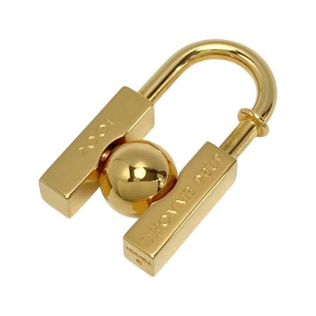  HERMES エルメス L'HOMME PEUT EMBELLIR LA TERRE カデナチャーム ゴールド GP 2001年限定