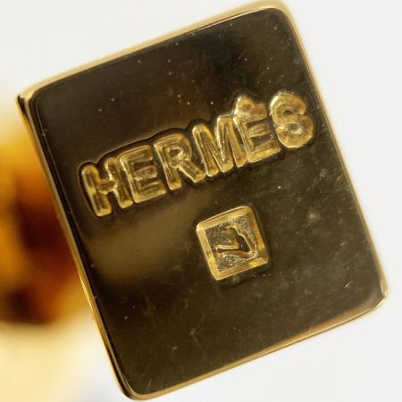 HERMES エルメス L'HOMME PEUT EMBELLIR LA TERRE カデナチャーム ゴールド GP 2001年限定