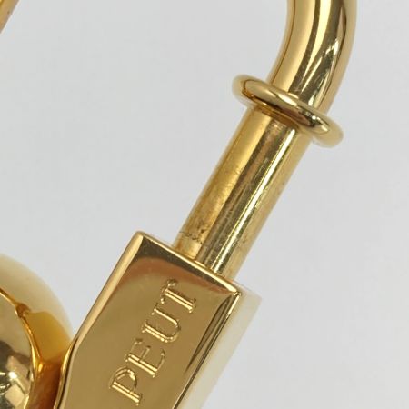  HERMES エルメス L'HOMME PEUT EMBELLIR LA TERRE カデナチャーム ゴールド GP 2001年限定