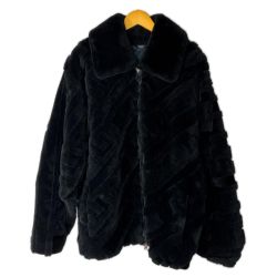FENDI フェンディ ムートンコート   FM0181 ブラック SIZE ML メンズ Bランク