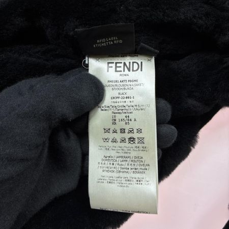 FENDI フェンディ ムートンコート   FM0181 ブラック SIZE ML メンズ