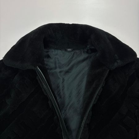 FENDI フェンディ ムートンコート   FM0181 ブラック SIZE ML メンズ