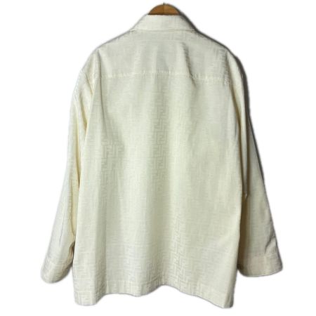 FENDI フェンディ シャツ ズッカ柄 FW1141 アイボリー メンズ SIZE XL