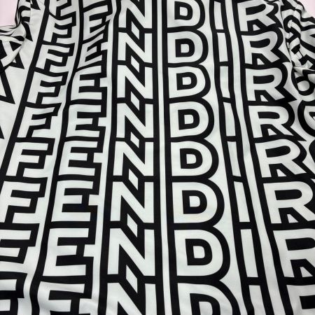 FENDI フェンディ ジャンパー MARC JACOBSコラボ FAA888 ホワイト×ブラック メンズ SIZE LL ナイロン