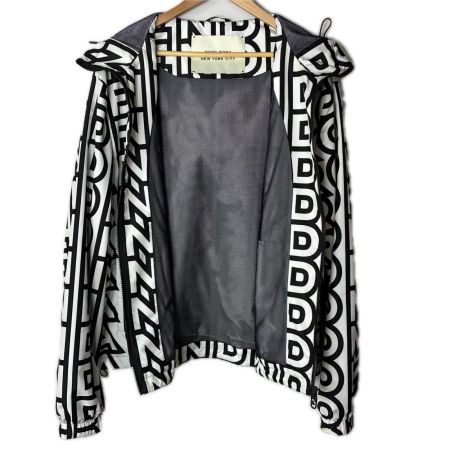 FENDI フェンディ ジャンパー MARC JACOBSコラボ FAA888 ホワイト×ブラック メンズ SIZE LL ナイロン