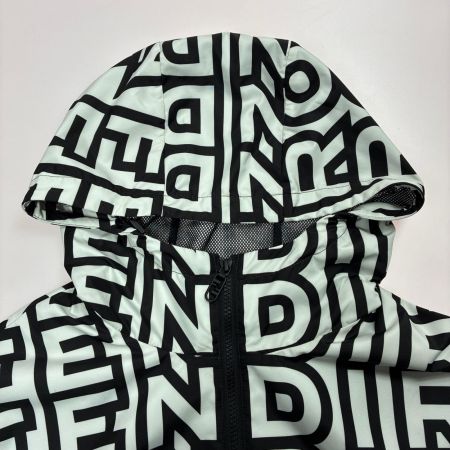 FENDI フェンディ ジャンパー MARC JACOBSコラボ FAA888 ホワイト×ブラック メンズ SIZE LL ナイロン