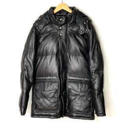 ☆☆ J.PRESS ジェイプレス レザージャケット 羊革 LW-0002 ブラック SIZE LL メンズ Bランク