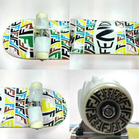  FENDI フェンディ スケートボード スケボー カプセルコレクション FFヴァーティゴ 7AS019 ブラック×マルチ