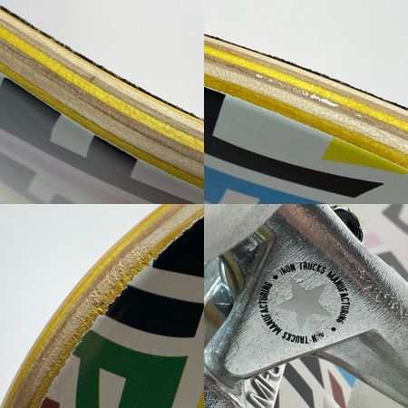  FENDI フェンディ スケートボード スケボー カプセルコレクション FFヴァーティゴ 7AS019 ブラック×マルチ