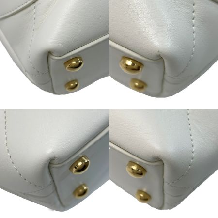  CHANEL シャネル マキシショッピングバッグ マトラッセ  ホワイト ラージトートバッグ 袋有