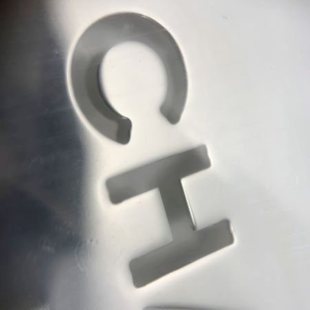  CHANEL シャネル キーホルダー ドッグタグ  チャーム  シルバー 箱付