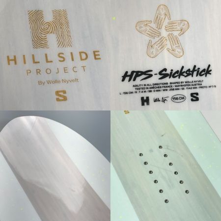  SALOMON サロモン HILLSIDE PROJECT HPS-SICKSTICK スノーボード 板 156cm ホワイト