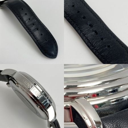  EARNSHAW アーンショウ LONGCASE スケルトン 8011 ブラック 自動巻き メンズ 腕時計