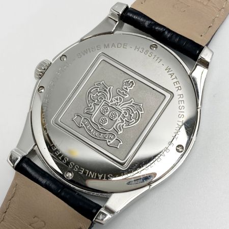  HAMILTON ハミルトン ジャズマスター H38511743 ネイビー 自動巻き メンズ 腕時計 箱・取説有