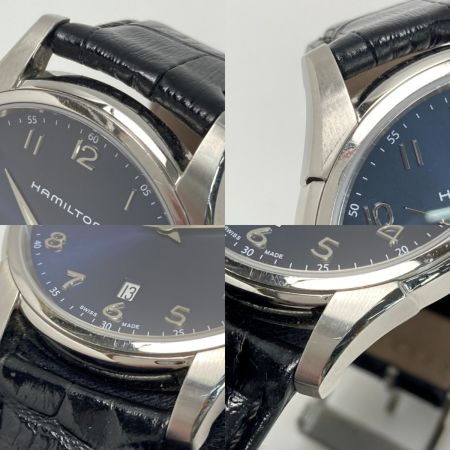  HAMILTON ハミルトン ジャズマスター H38511743 ネイビー 自動巻き メンズ 腕時計 箱・取説有