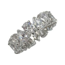 ☆☆ SWAROVSKI スワロフスキー Vittore リング 52（10号相当） 5572825 ホワイト 指輪 箱有 Aランク