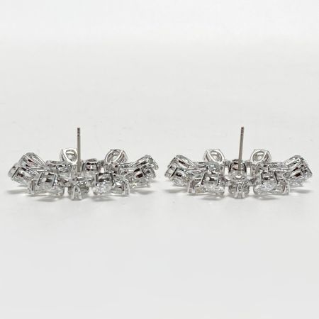  SWAROVSKI スワロフスキー Matrix フープピアス 5601509 ホワイト 箱有