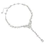  SWAROVSKI スワロフスキー Mesmera Y字型 ネックレス 5661520 ホワイト 箱有 Aランク