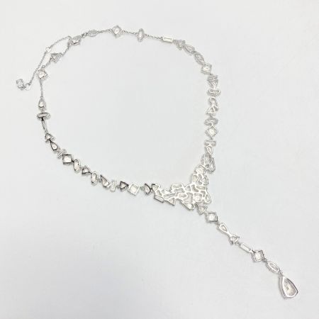 SWAROVSKI スワロフスキー Mesmera Y字型 ネックレス 5661520 ホワイト 箱有