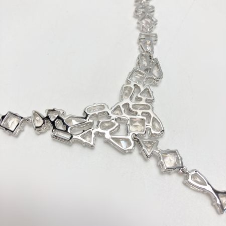  SWAROVSKI スワロフスキー Mesmera Y字型 ネックレス 5661520 ホワイト 箱有