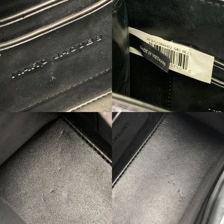  MARC JACOBS マークジェイコブス ザ ギャラクティック グリッター セントマーク トップ ハンドル ミニ シルバー 2WAY