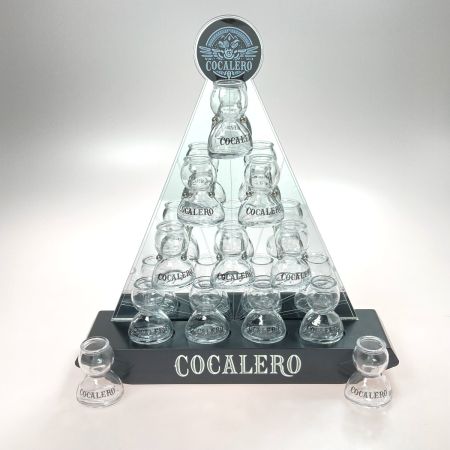  コカレロ コカレロボムタワー LEDディスプレイ グラス12個付き