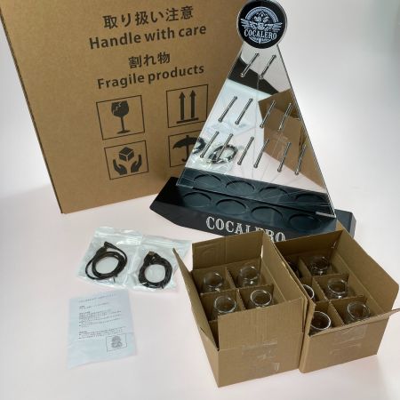  コカレロ コカレロボムタワー LEDディスプレイ グラス12個付き