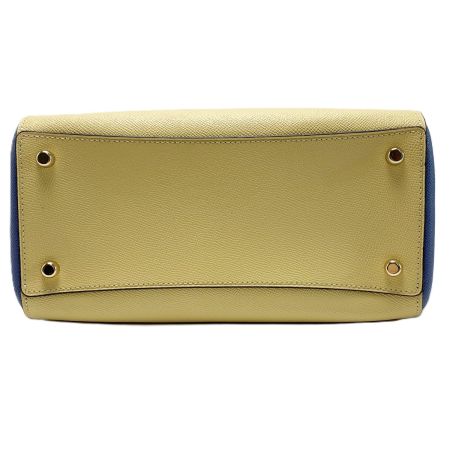  COACH コーチ 2WAYバッグ  C3428 マルチカラー ストラップ付 レザー